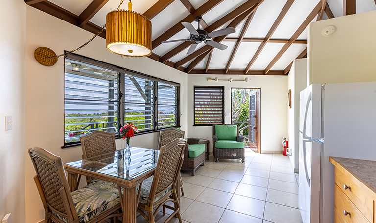 Living and kitchen